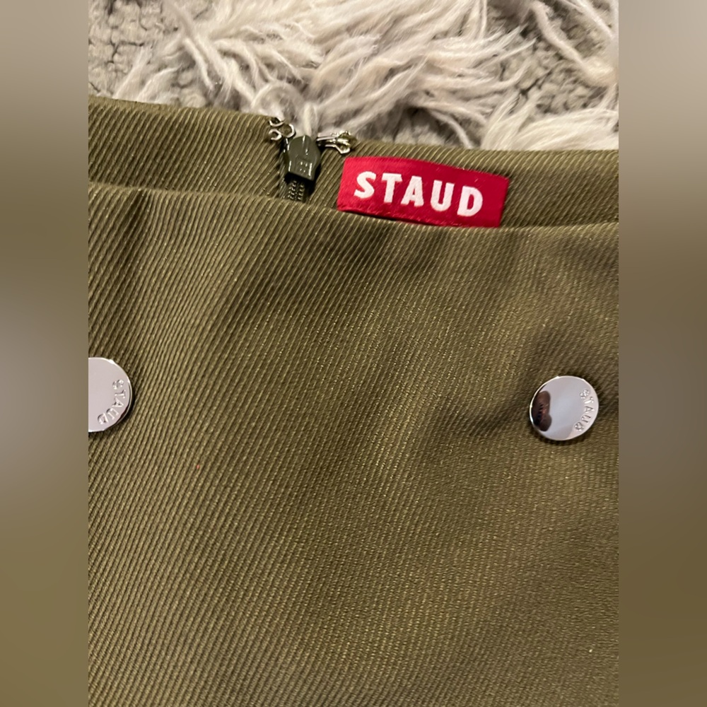 STAUD Olive Mini Skirt - Picture 4 of 6